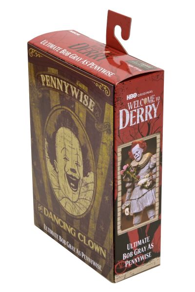小丑回魂:欢迎来到德里镇-终极版 鲍勃·格雷饰演小丑潘尼怀斯7英寸可动人偶
