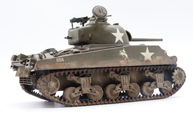 35250 1/35 美国 谢尔曼 75mm炮 后期型（前线冲锋）