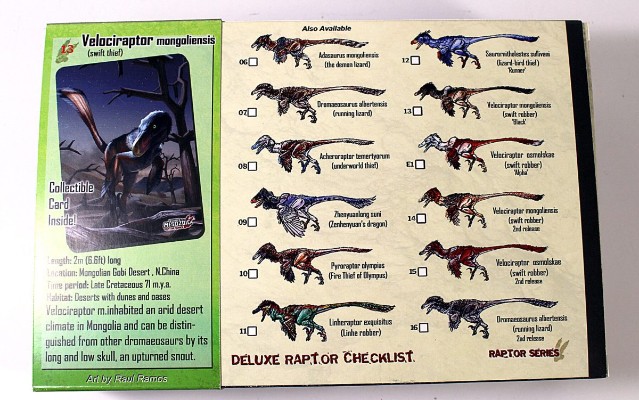 蒙古伶盗龙(黑色)- 1/6可动玩偶