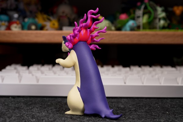 宝可梦比例世界 洗翠地区 明耀+火暴兽（洗翠的样子）+大剑鬼（洗翠的样子）+狙射树枭（洗翠的样子）