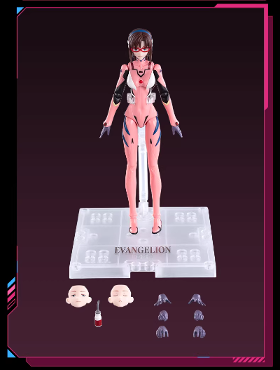 布鲁可积木人-奇迹版-新世纪福音战士-真希波·真理·伊拉丝多莉亚斯 战斗服(驾驶舱特别版)