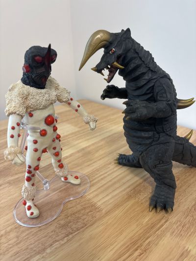 大怪兽系列 杰克奥特曼 那可尔星人+布莱克王 激战配色