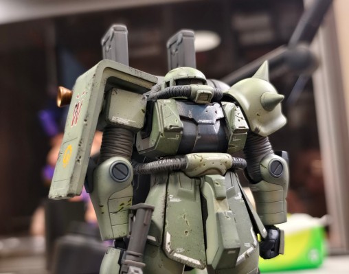 HGGT 1/144 机动战士高达 雷霆宙域  MS-06 扎古 II ＆Big Gun（高达雷霆宙域版）