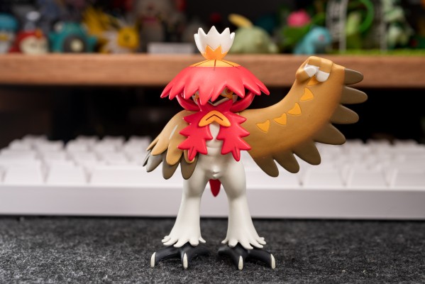 宝可梦比例世界 洗翠地区 明耀+火暴兽（洗翠的样子）+大剑鬼（洗翠的样子）+狙射树枭（洗翠的样子）