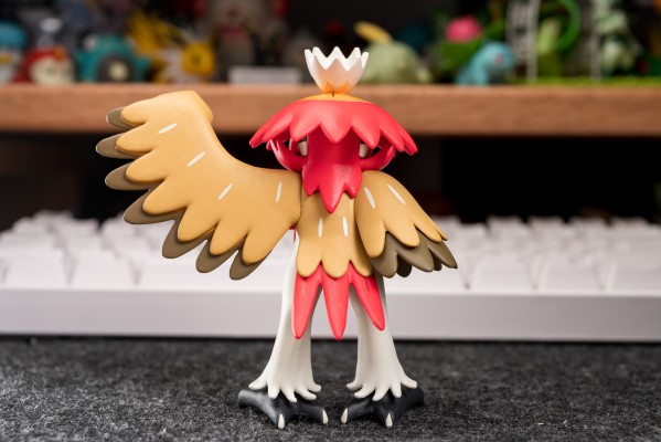 宝可梦比例世界 洗翠地区 明耀+火暴兽（洗翠的样子）+大剑鬼（洗翠的样子）+狙射树枭（洗翠的样子）