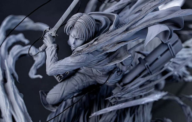 进击的巨人 - 利威尔对阵兽之巨人