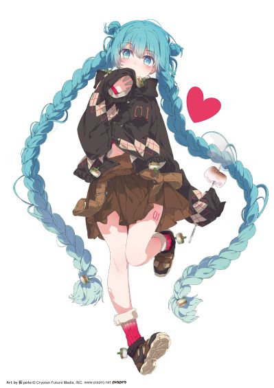 Fashion 初音未来  户外时装
