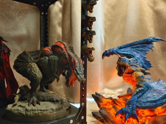 转轮科技系列 惊奇山口 怪物猎人崛起：曙光 男剑士猎人 爵银龙套装