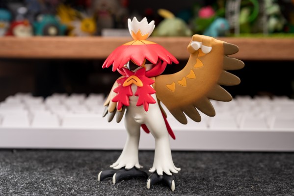 宝可梦比例世界 洗翠地区 明耀+火暴兽（洗翠的样子）+大剑鬼（洗翠的样子）+狙射树枭（洗翠的样子）