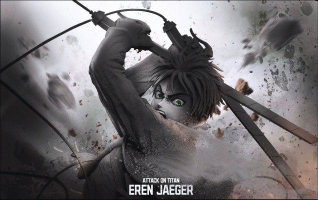 进击的巨人 - 艾伦 vs 超大型巨人