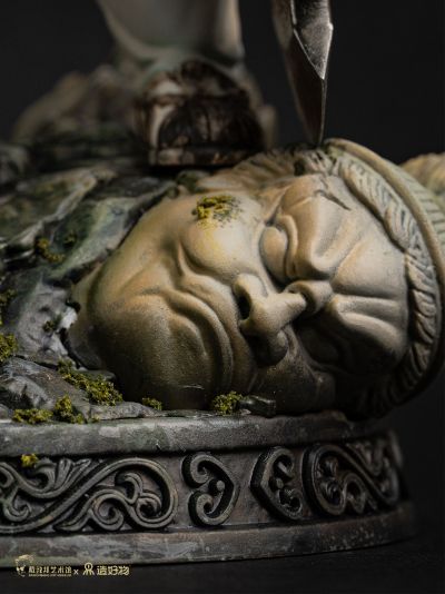 戴敦邦雕塑-鲁智深