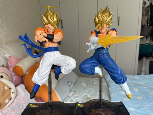 龙珠Z 爆裂激战 10周年珍藏人偶-超级悟吉塔-