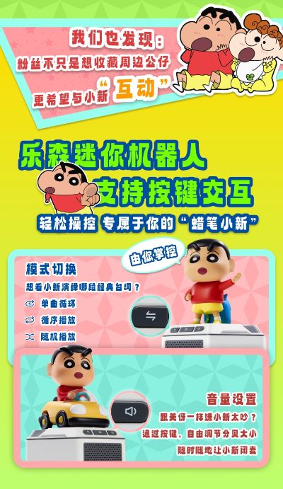 蜡笔小新 迷你机器人系列 新驰神往/新花路放/新高气傲/新生无奈