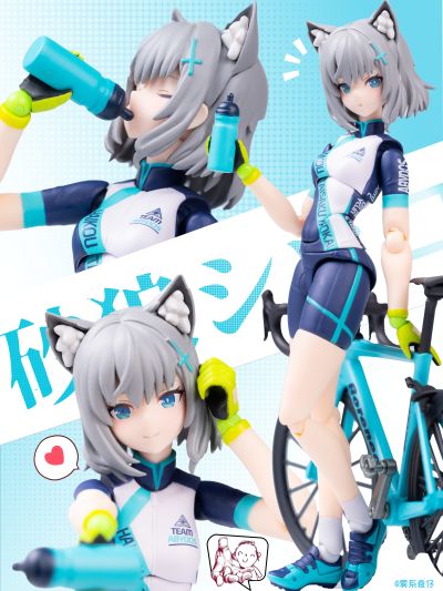 figma#644/644-DX 蔚蓝档案 砂狼白子 骑行