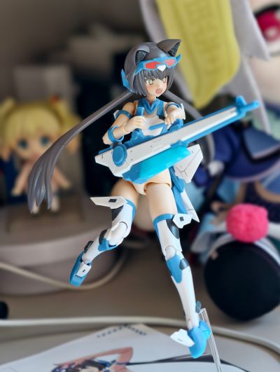 机甲少女 短剑 泳装 蓝色冲击配色