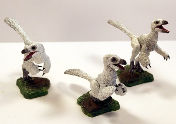 雏鸟3只装-白色- 1/6可动玩偶