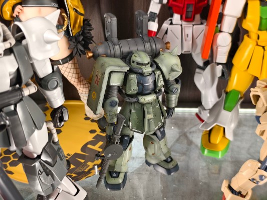 HGGT 1/144 机动战士高达 雷霆宙域  MS-06 扎古 II ＆Big Gun（高达雷霆宙域版）