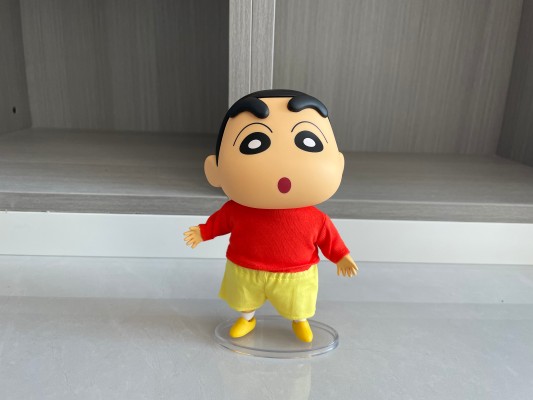 蜡笔小新 QQ弹弹系列 小新 软胶可动玩偶