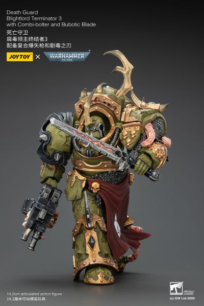战锤40000 死亡守卫 腐毒领主终结者3 配备复合爆矢枪和剧毒之刃