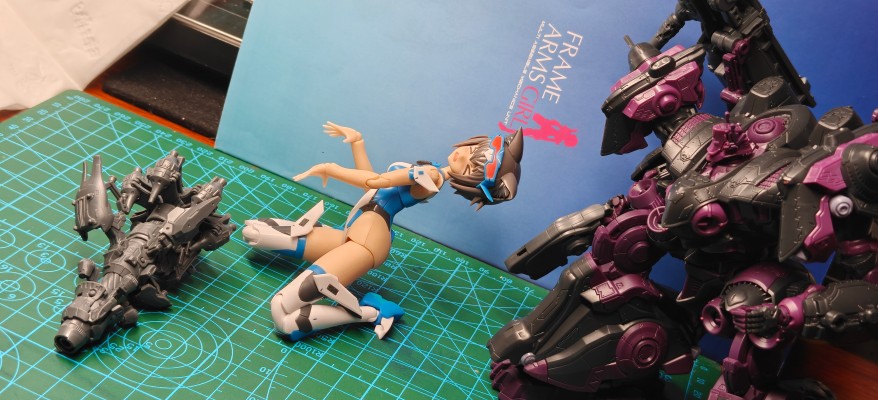 机甲少女 短剑 泳装 蓝色冲击配色