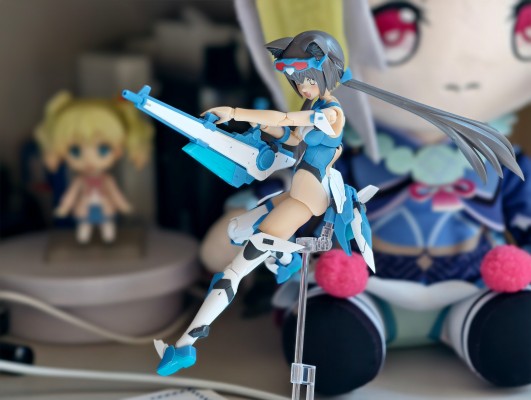 机甲少女 短剑 泳装 蓝色冲击配色