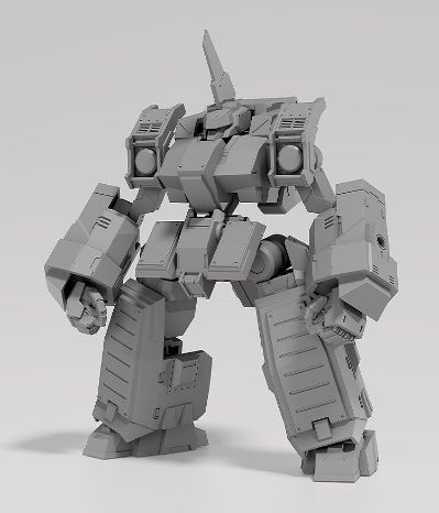 MODEROID TITANOMACHIA SIDE:CC 浮士德伯爵 （土黄色）／（灰色补土涂装）