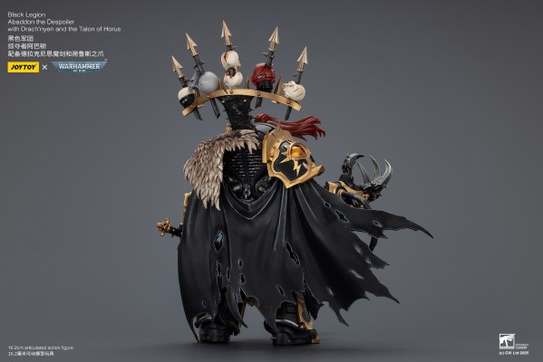 战锤40000 黑色军团 掠夺者阿巴顿 配备德拉克尼恩魔剑和荷鲁斯之爪