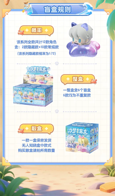 人鱼陷落 汐梦迷你盲盒