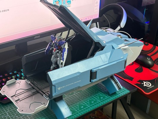 名场面还原系列 机动战士高达00（1/144HG） 托勒密机舱