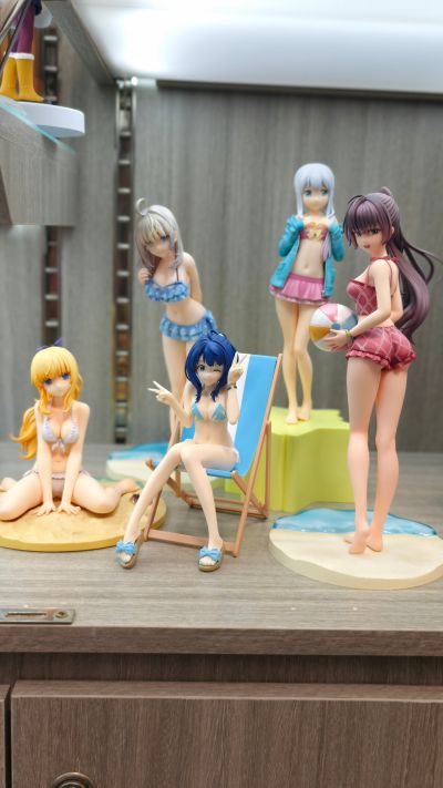 不时用俄语小声说真心话的邻桌艾莉同学 周防有希 泳装度假 1/7比例人偶