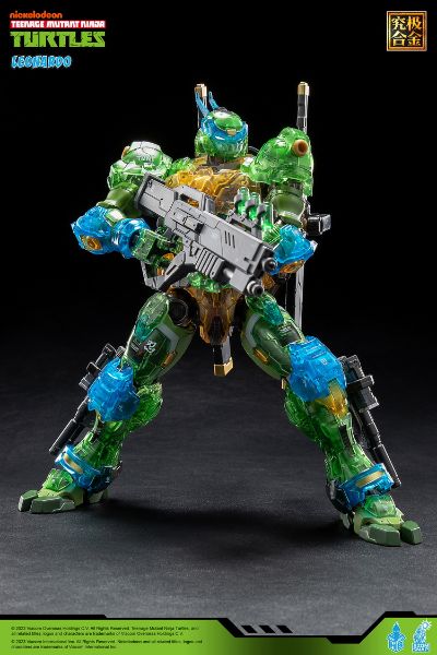 MechaHeat系列 合金机甲 机甲忍者龟 莱昂纳多 彩透版