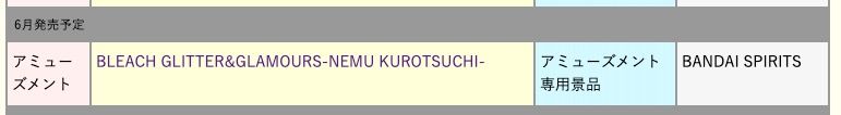GLITTER&GLAMOURS BLEACH 境·界（死神）涅音梦