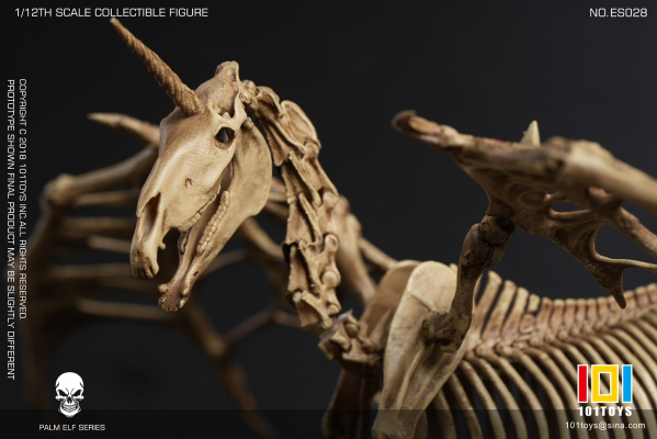 掌上精灵系列 骷髅骨架可动独角兽