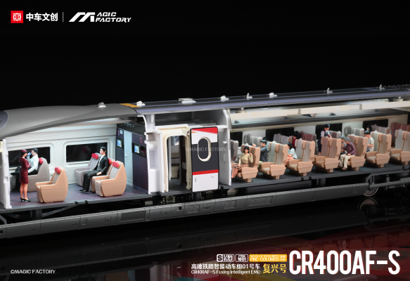 No.1601 S比例 CR400AF-S高速铁路智能动车组“复兴号”01号车