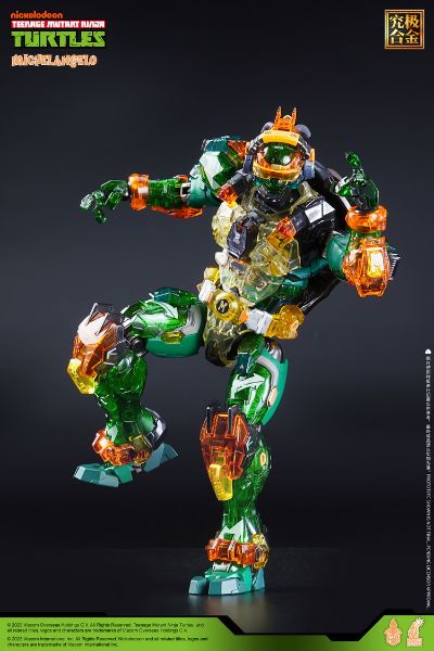 MechaHeat系列 合金机甲 机甲忍者龟 米开朗基罗 彩透版