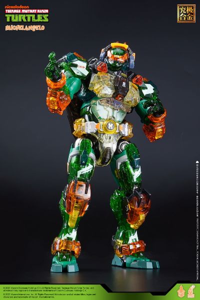 MechaHeat系列 合金机甲 机甲忍者龟 米开朗基罗 彩透版