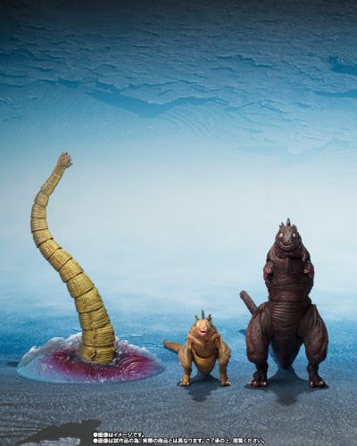 S.H.MonsterArts 哥斯拉（2016）第2形态＆第3形态＆巨大不明生物套装
