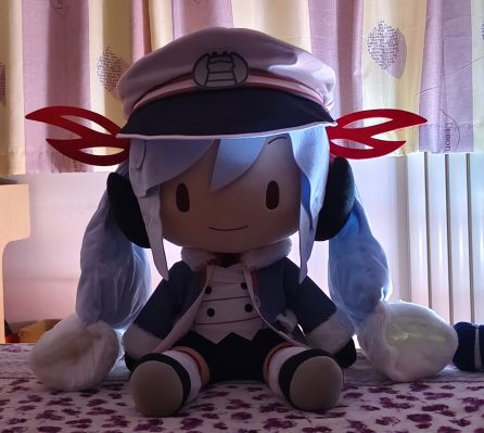 巨大软绵绵毛绒 初音未来 雪未来 2022