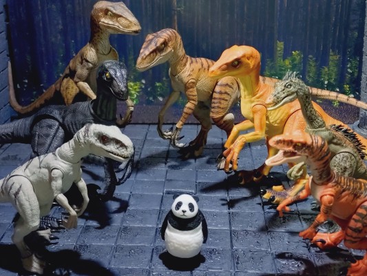 figma ex:ride. 小型恐龙（灰色）／（棕色）