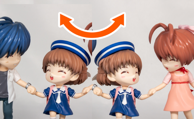 CLANNAD 光之彼岸 迷你尺寸 冈崎朋也、冈崎渚、冈崎汐