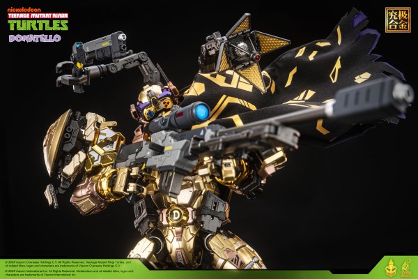 MechaHeat系列 合金机甲 机甲忍者龟  多纳泰罗 金耀版