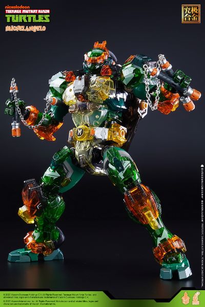 MechaHeat系列 合金机甲 机甲忍者龟 米开朗基罗 彩透版