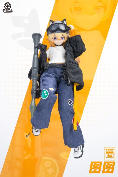 黑铁体止符系列币衣可动手办盲盒