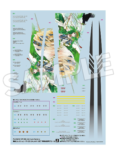 PLAMAX MF-98 minimum factory 超時空要塞F GALAXY LIVE☆FINAL 2025 机头系列 YF-29 GALAXY 套装