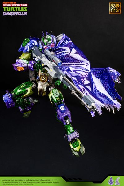 MechaHeat系列 合金机甲 机甲忍者龟 多纳泰罗 彩透版