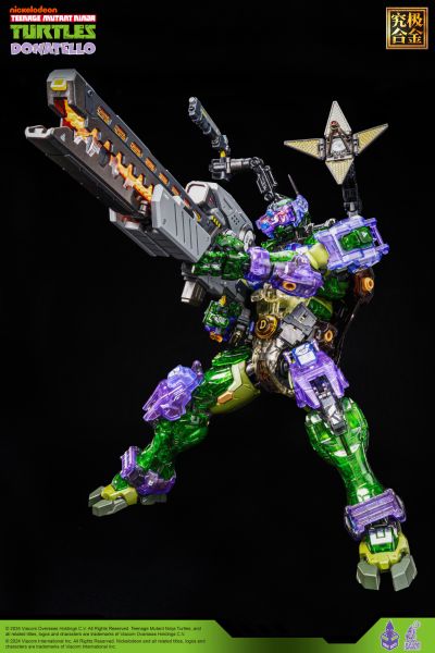 MechaHeat系列 合金机甲 机甲忍者龟 多纳泰罗 彩透版