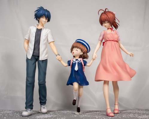 CLANNAD 光之彼岸 冈崎朋也、冈崎渚、冈崎汐