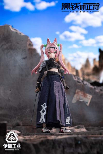 黑铁体止符系列币衣可动手办盲盒