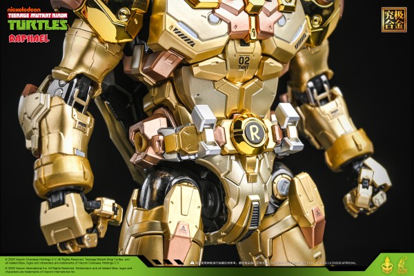 MechaHeat系列 合金机甲 机甲忍者龟 拉斐尔 金耀版