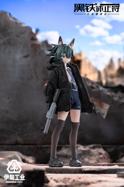 黑铁体止符系列币衣可动手办盲盒